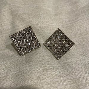 Rhinestone Diamond Shaped Stud Earrings